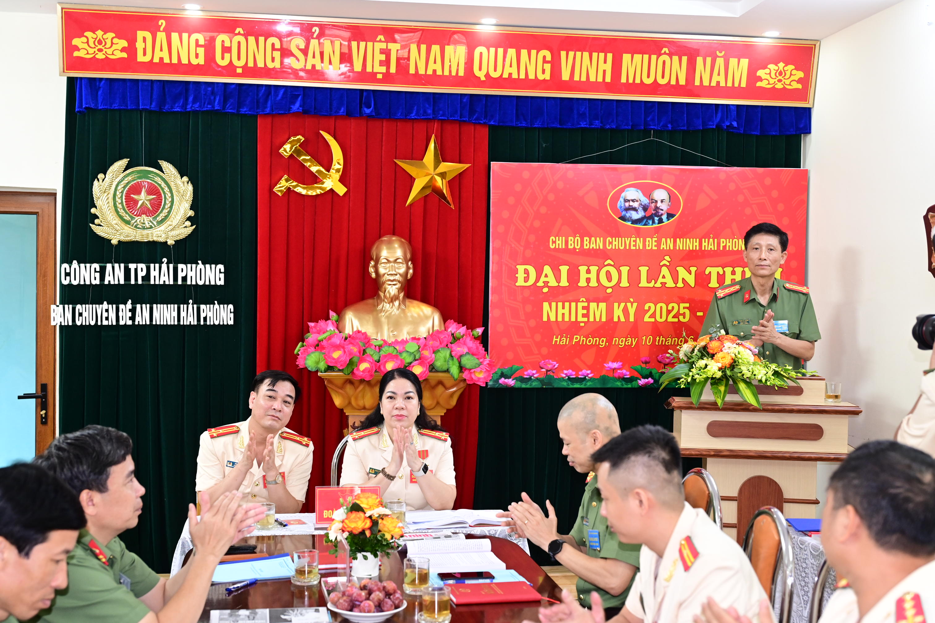 Chi bộ Ban Chuyên đề An ninh Hải Phòng: Tổ chức Đại hội chi bộ lần thứ I, nhiệm kỳ 2025 – 2030